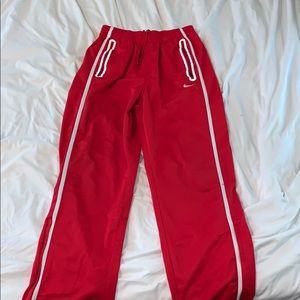 Red Nike Team Sweatpants